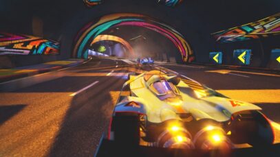 Challenging Tracks: The game features a variety of challenging tracks, each with its own unique obstacles and hazards that players must navigate around.