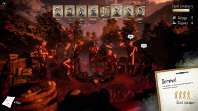 Turn-Based Combat: The combat system in Broken Lines is turn-based, allowing players to make strategic decisions during battles. Players must position their soldiers strategically and use their abilities to gain an advantage over enemy forces.