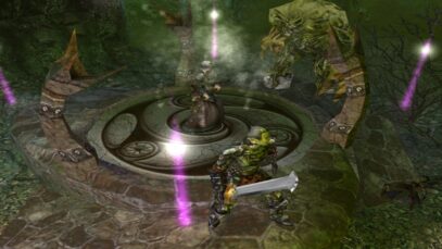 Seamless world design: Unlike many other games in the genre, Dungeon Siege 2's levels are interconnected, allowing players to move from one area to another without any interruption in gameplay.