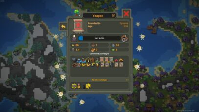 Customizable world: The game allows players to create their own unique world by adding and customizing elements such as terrain, biomes, and creatures.