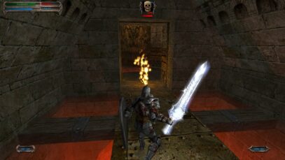 Dynamic combat system: Blade of Darkness features a complex and satisfying combat system that allows players to use a variety of weapons and attacks to defeat their enemies. The game's combat is based on timing and precision, with different attacks and combos that can be used to gain an advantage over opponents.
