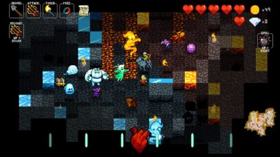 Procedurally Generated Levels: The game's levels are randomly generated, which means that each playthrough is different and features unique layouts and challenges.