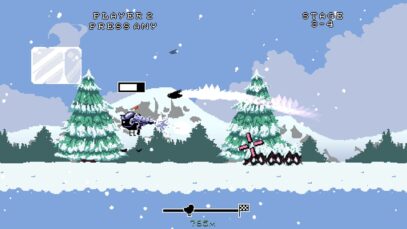 Challenging Obstacles: Super Chicken Jumper features a range of challenging obstacles, such as fences, barrels, and pits, that players must navigate to progress through the game's levels.
